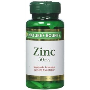 Nature's Bounty Zinc 50 mg 100 Caplets