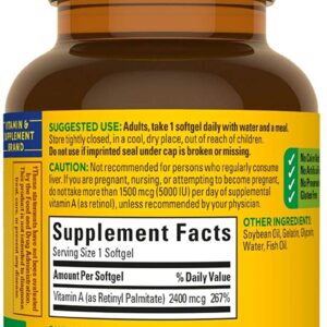 Vitamin E 400 IU 180 mg dl-Alpha 180 Softgels Antioxidant