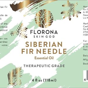 Florona Siberian Fir Needle Essential Oil 100% Pure & Natural 118 ml